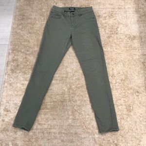 D. Jeans size 4 Olive Skinny Stretch Pants